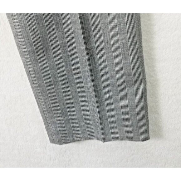 Vintage Pendleton Pants Women’s 12 lined Plaid Hound's-tooth Wool High Rise - Picture 9 of 11